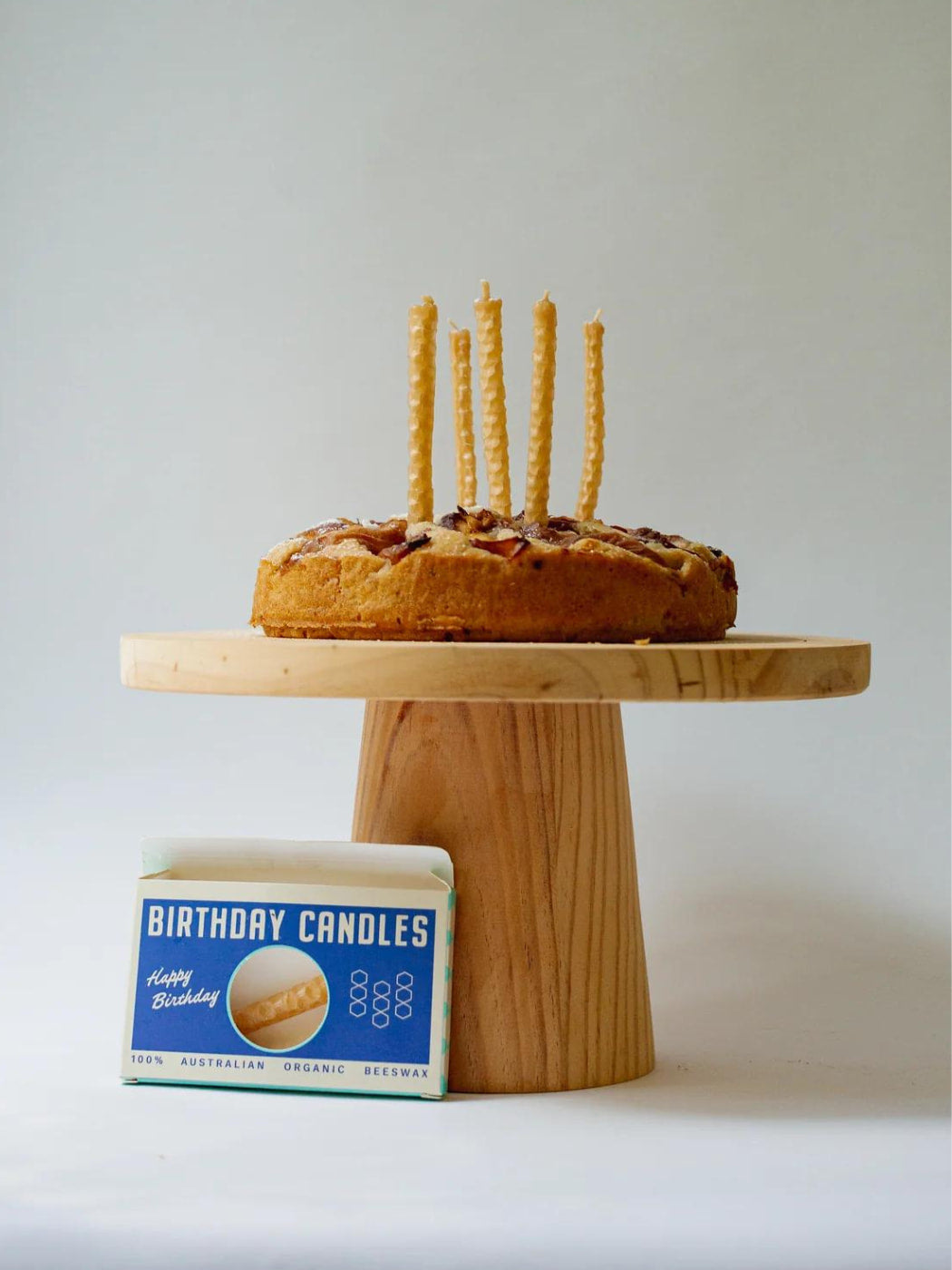 Organic Beeswax Birthday Candles