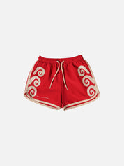 Swirl Boardshort - Maroon