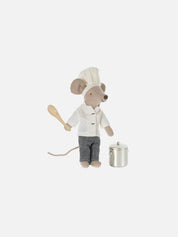 Mouse Chef with Pot + Spoon