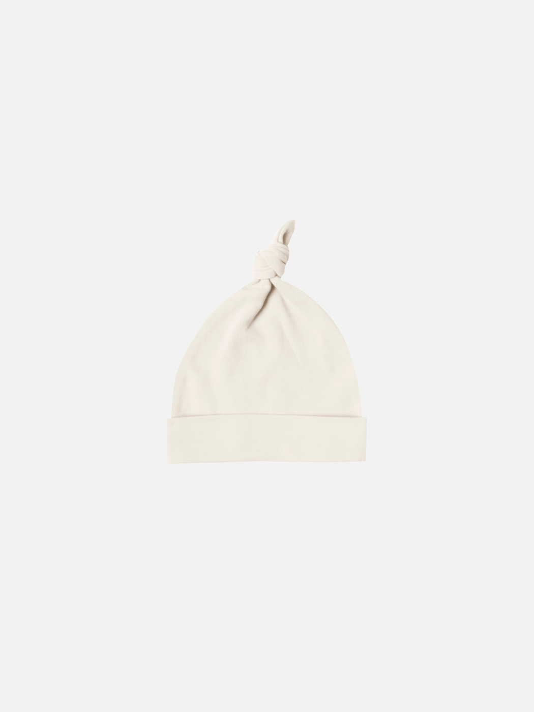 Knotted Baby Hat - Ivory