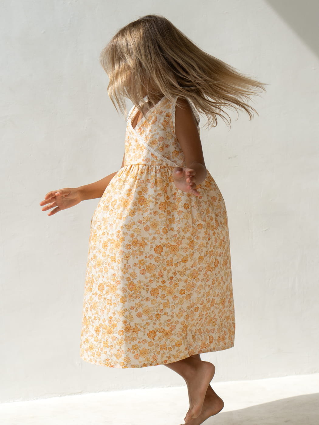 Eden Dress - Buttercup Print